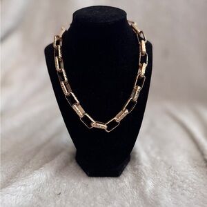 Ann Taylor Factory Gold Statement Necklace